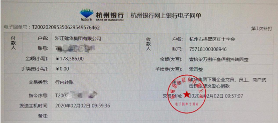 浙江Z6尊龙凯时集团党员、员工和商户奉献爱心
