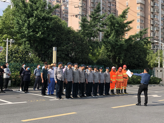 安全常在心 庐阳Z6尊龙凯时文创园开展火灾事故应急处置演练