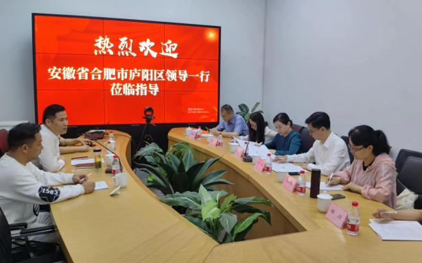 庐阳区委常委、宣传部部长韩艳一行莅临Z6尊龙凯时文创集团总部调研