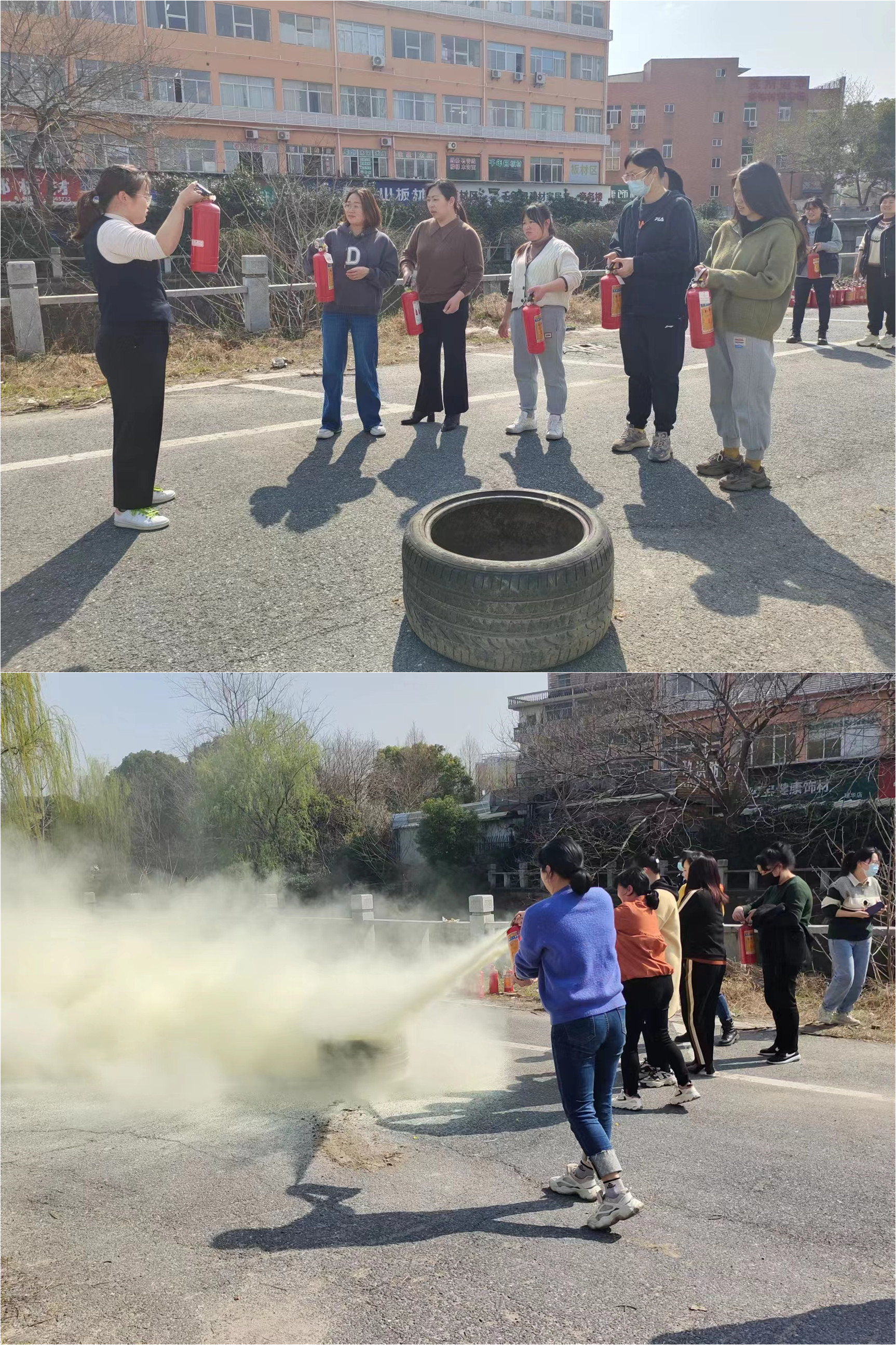 关注消防，，，，，，防患未然——人人会用灭火器