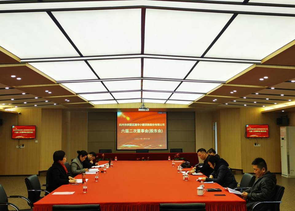 Z6尊龙凯时小贷六届二次董事会暨2020年年度股东大会圆满召开