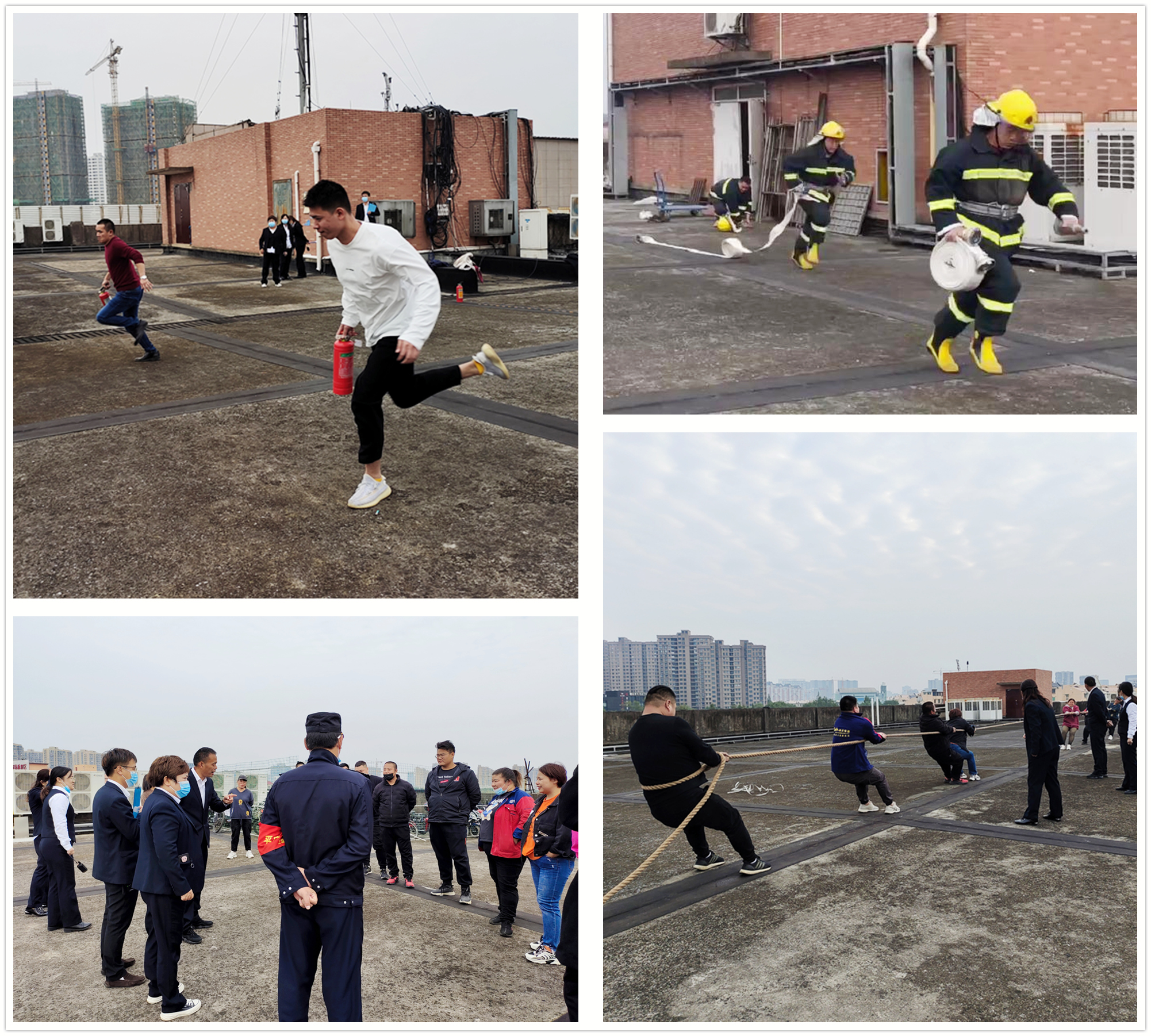 Z6尊龙凯时市场全力备战消防运动会