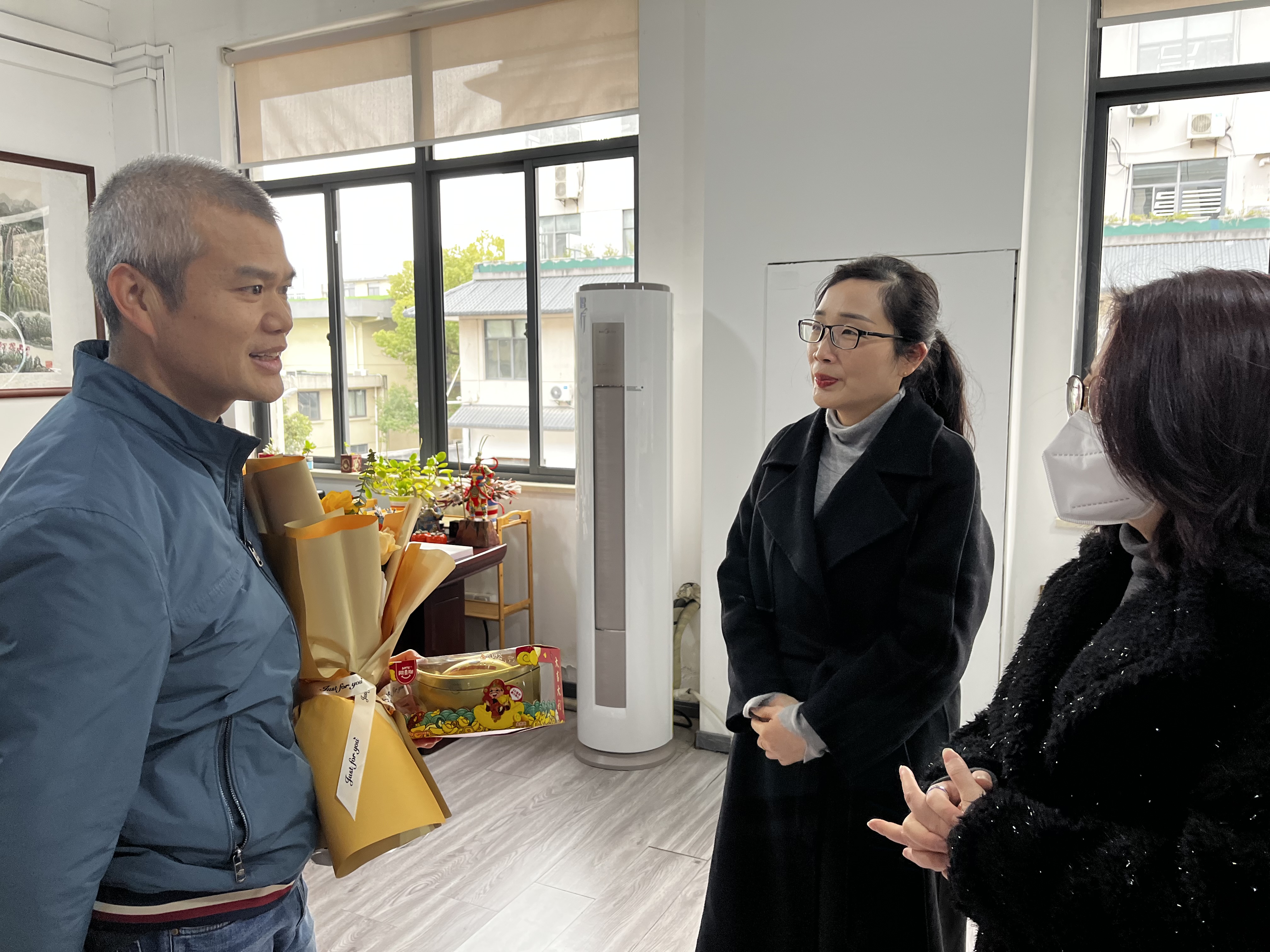 问需访企业、促膝话发展——Z6尊龙凯时文创集团开展新春企业走访活动